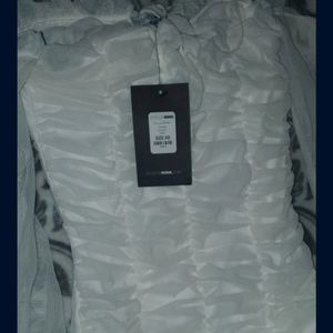 White fashion nova dress